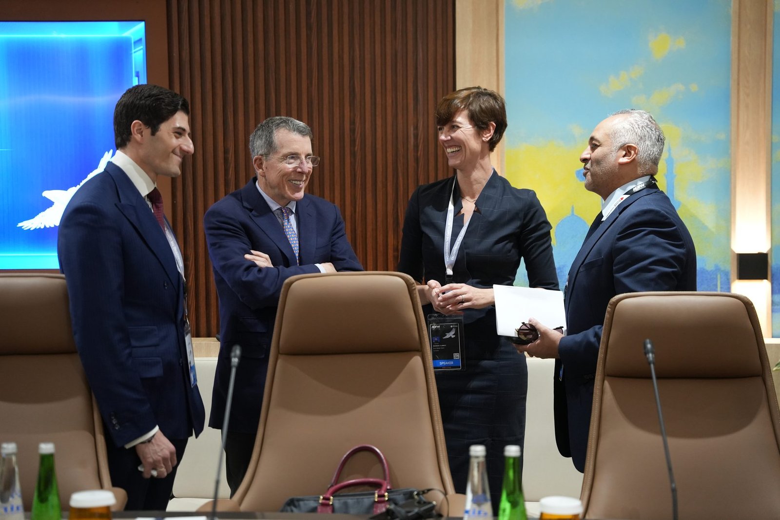 Ramy Soliman with delegates at the ADGM FSRA roundtable, Abu Dhabi Finance Week 2025